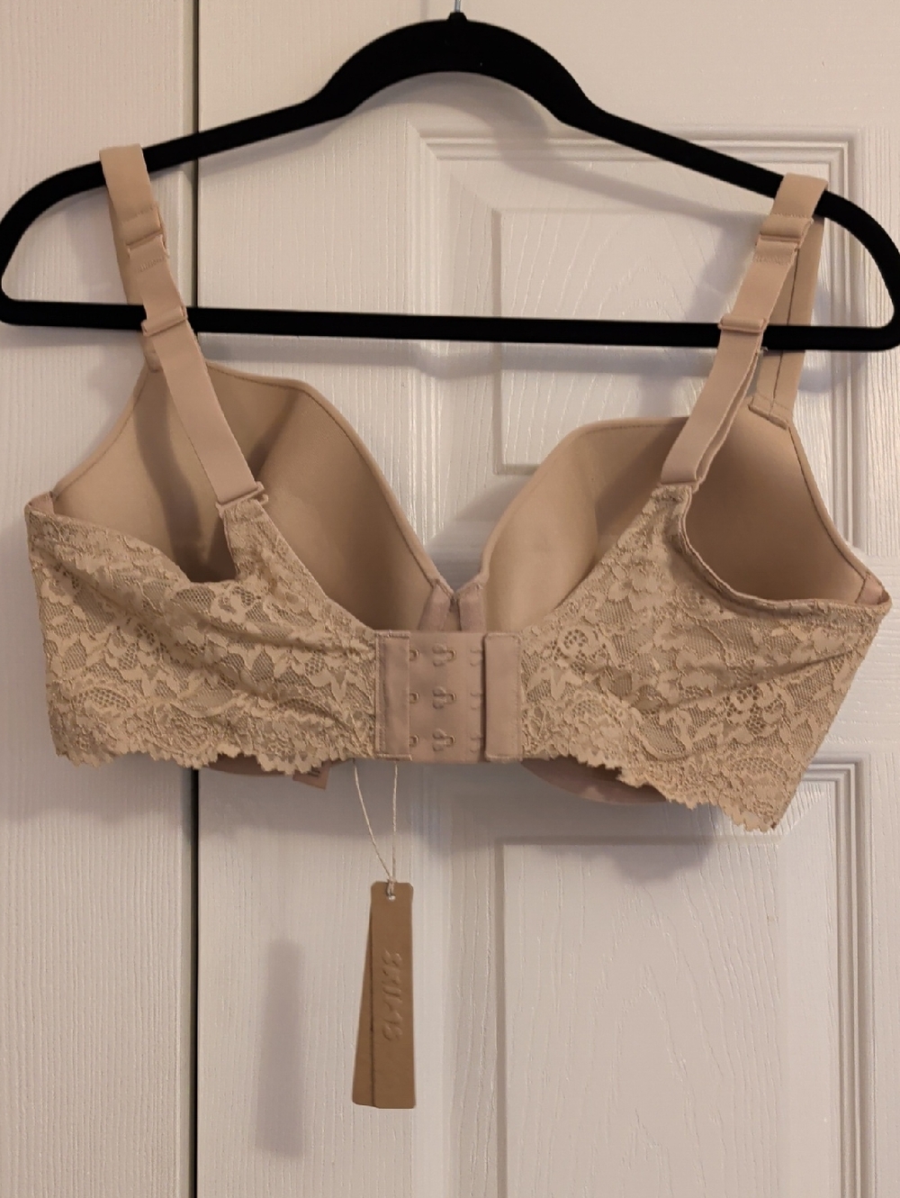 SKIMS Fits Everybody Lace T-Shirt Lace Wing Bra NWT - Picture 4 of 5